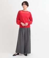 ZMLAB64150 al'aise modulation(アレーズモジュレーション) 【セットアップ対応】フロントタックパンツ ダークグレー
