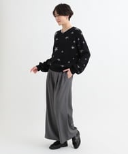 ZMLAB64150 al'aise modulation(アレーズモジュレーション) 【セットアップ対応】フロントタックパンツ ダークグレー