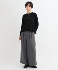 ZMLAB64150 al'aise modulation(アレーズモジュレーション) 【セットアップ対応】フロントタックパンツ ダークグレー