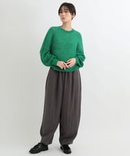 ZMLAB65160 al'aise modulation(アレーズモジュレーション) 【セットアップ対応】バレルレッグラインパンツ グレー