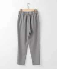 ZMLAE21130 al'aise modulation(アレーズモジュレーション) ウールライクツイルテーパードパンツ ダークグレー