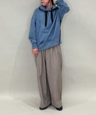 ZMLAE25150 al'aise modulation(アレーズモジュレーション) カットソージョイントワイドパンツ ベージュ