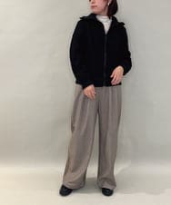 ZMLAE25150 al'aise modulation(アレーズモジュレーション) カットソージョイントワイドパンツ ベージュ