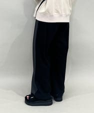 ZMLAE25150 al'aise modulation(アレーズモジュレーション) カットソージョイントワイドパンツ ダークグレー