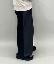 ZMLAE25150 al'aise modulation(アレーズモジュレーション) カットソージョイントワイドパンツ ダークグレー