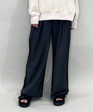 ZMLAE25150 al'aise modulation(アレーズモジュレーション) カットソージョイントワイドパンツ ダークグレー