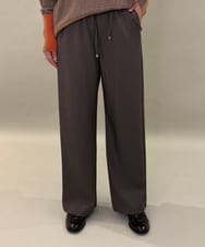 ZMLAE31120 al'aise modulation(アレーズモジュレーション) ウエストゴムイージーワイドパンツ ベージュ