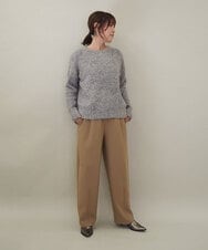 ZMLAE33140 al'aise modulation(アレーズモジュレーション) コクーンシルエットイージーパンツ ベージュ