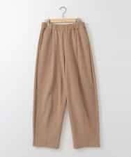ZMLAE33140 al'aise modulation(アレーズモジュレーション) コクーンシルエットイージーパンツ ベージュ