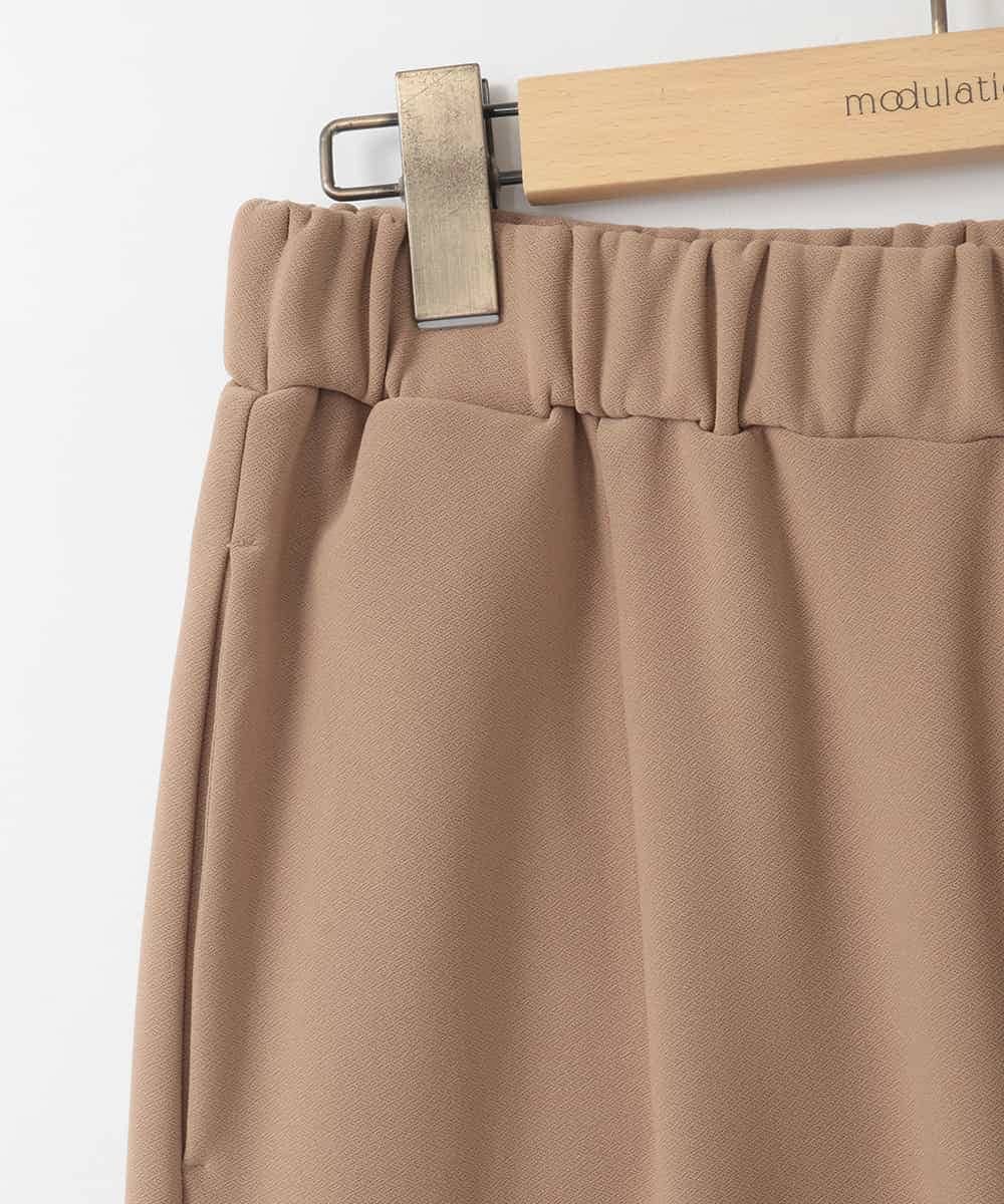 ZMLAE33140 al'aise modulation(アレーズモジュレーション) コクーンシルエットイージーパンツ ベージュ