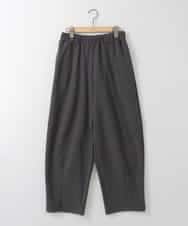 ZMLAE33140 al'aise modulation(アレーズモジュレーション) コクーンシルエットイージーパンツ ダークグレー