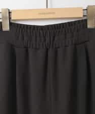 ZMLAE34150 al'aise modulation(アレーズモジュレーション) サイドラインワイドイージーパンツ ダークグレー