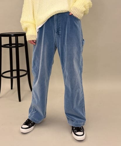 ZMLAE36190 al'aise modulation デニムカラーワークデザインパンツ