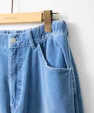 ZMLAE36190 al'aise modulation(アレーズモジュレーション) デニムカラーワークデザインパンツ ライトブルー