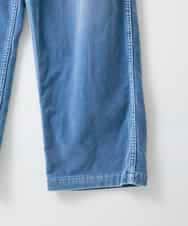 ZMLAE36190 al'aise modulation(アレーズモジュレーション) デニムカラーワークデザインパンツ ライトブルー