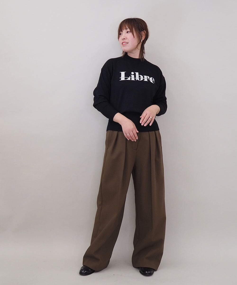 ZMLAE37150 al'aise modulation(アレーズモジュレーション) ツータックウエストデザインパンツ ブラウン