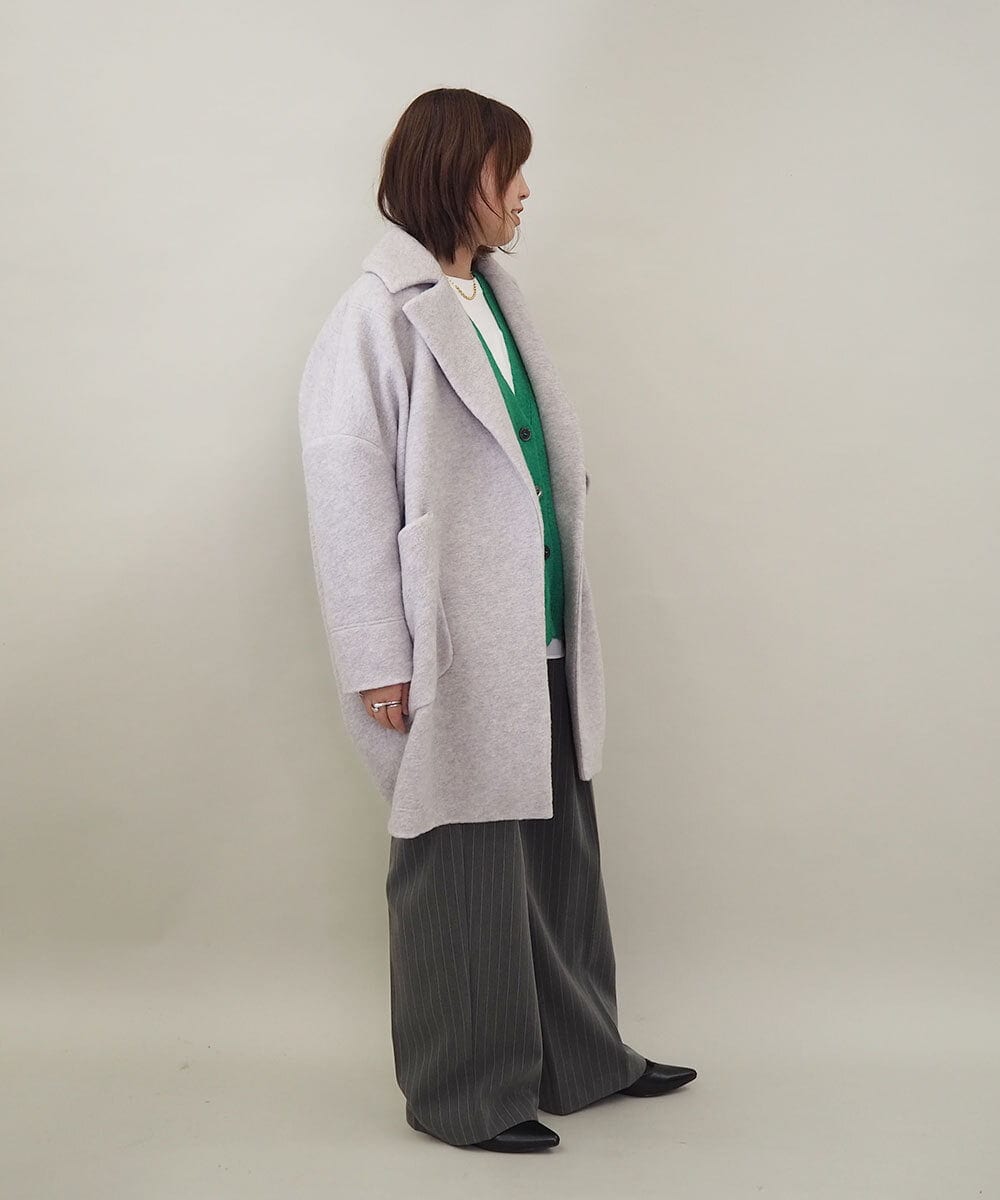 ZMLAE37150 al'aise modulation(アレーズモジュレーション) ツータックウエストデザインパンツ グレー