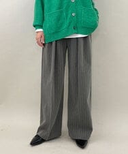 ZMLAE37150 al'aise modulation(アレーズモジュレーション) ツータックウエストデザインパンツ グレー