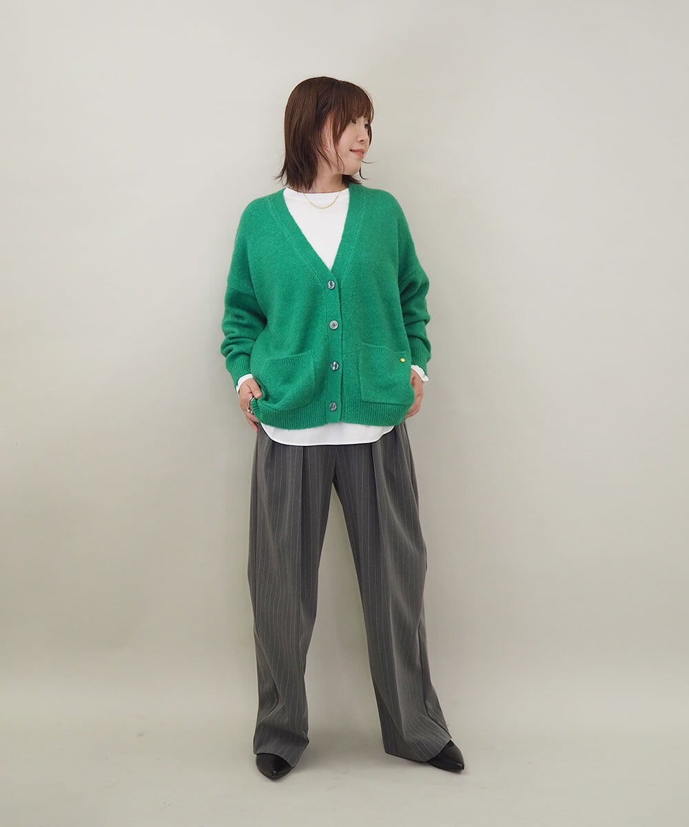 ZMLAE37150 al'aise modulation(アレーズモジュレーション) ツータックウエストデザインパンツ グレー