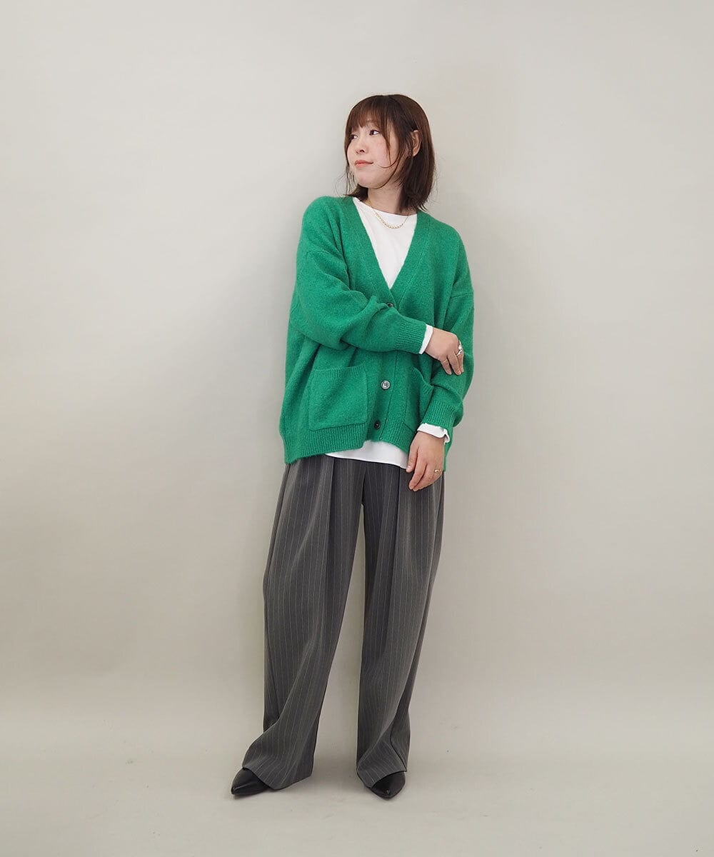 ZMLAE37150 al'aise modulation(アレーズモジュレーション) ツータックウエストデザインパンツ グレー