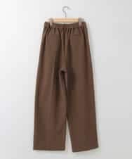 ZMLAE37150 al'aise modulation(アレーズモジュレーション) ツータックウエストデザインパンツ ベージュ