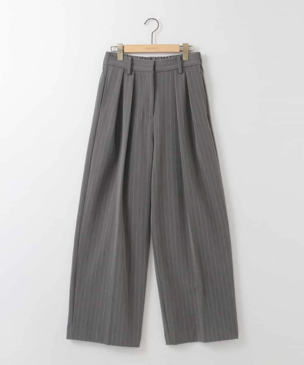 ZMLAE37150 al'aise modulation(アレーズモジュレーション) ツータックウエストデザインパンツ グレー