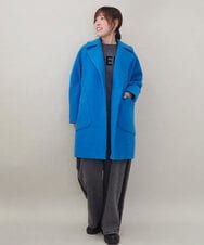 ZMLAE47140 al'aise modulation(アレーズモジュレーション) サイドラインバレルレッグデニムパンツ ブラック