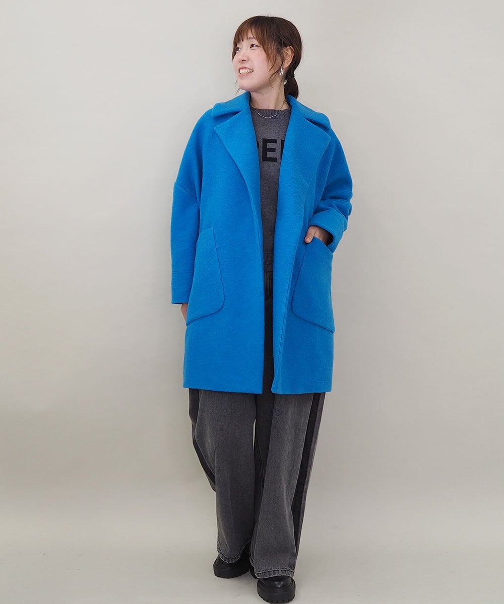 ZMLAE47140 al'aise modulation(アレーズモジュレーション) サイドラインバレルレッグデニムパンツ ブラック