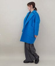 ZMLAE47140 al'aise modulation(アレーズモジュレーション) サイドラインバレルレッグデニムパンツ ブラック