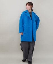 ZMLAE47140 al'aise modulation(アレーズモジュレーション) サイドラインバレルレッグデニムパンツ ブラック