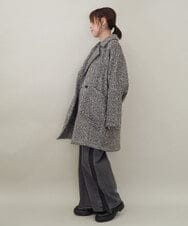 ZMLAE47140 al'aise modulation(アレーズモジュレーション) サイドラインバレルレッグデニムパンツ ブラック