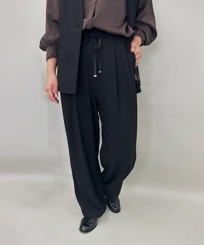 ZMLAE53180 al'aise modulation 【セットアップ対応】ツイードデザインワイドパンツ