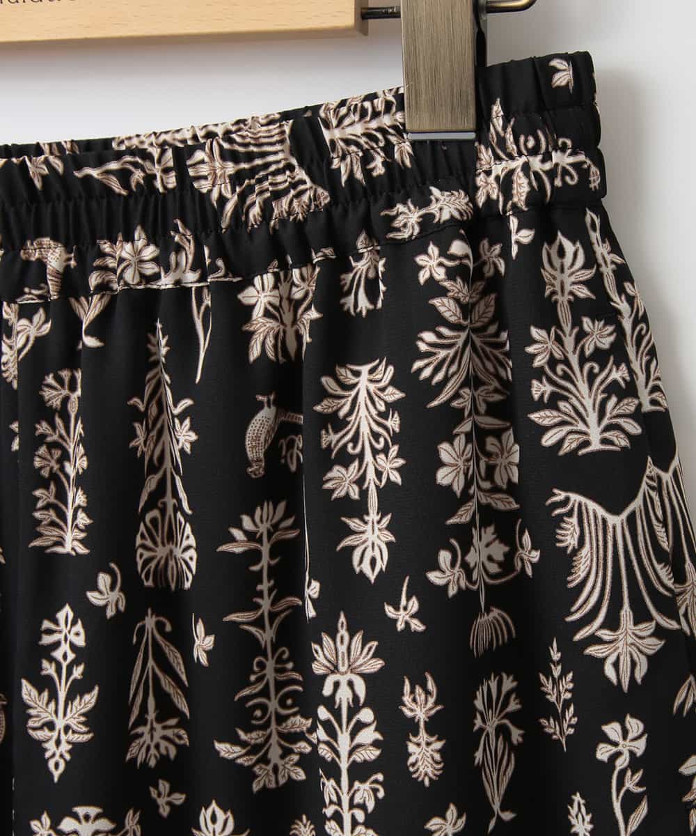 ボタニカル柄ワイドパンツ ガウチョ ワイドパンツ Modulation モジュレーション イトキンオンラインストア