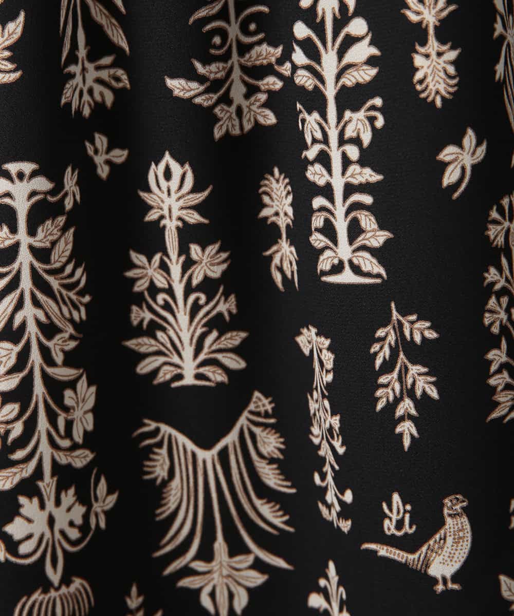 ボタニカル柄ワイドパンツ ガウチョ ワイドパンツ Modulation モジュレーション イトキンオンラインストア