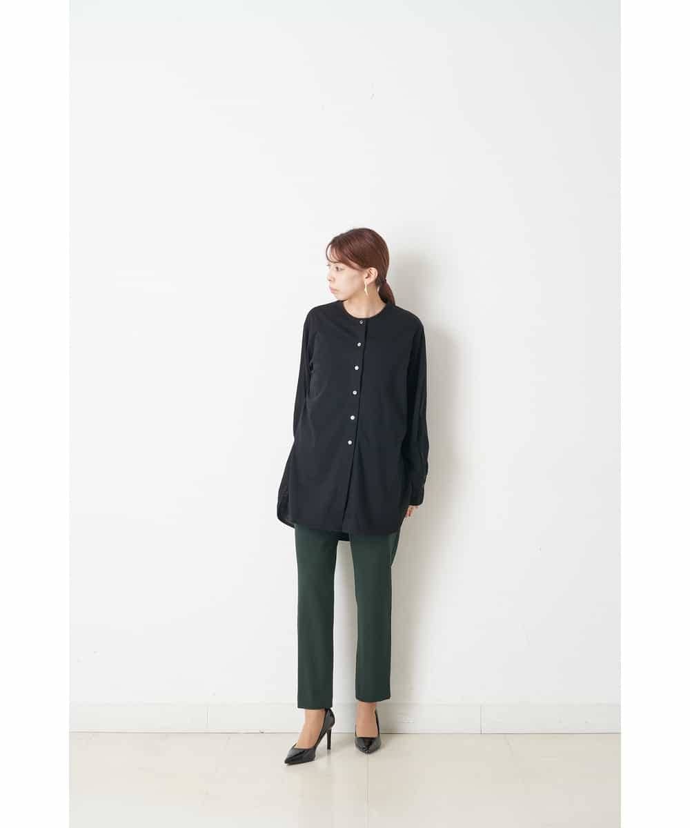 ZMLAR55180 al'aise modulation(アレーズモジュレーション) 【J-Labシリーズ】美シルエットテーパードパンツ グリーン
