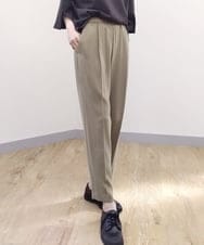 ZMLAT22130 al'aise modulation(アレーズモジュレーション) センタープレスイージーパンツ ベージュ