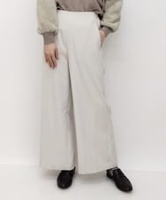 ZMLAT23138 al'aise modulation(アレーズモジュレーション) ストレッチワイドパンツ アイボリー