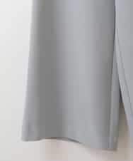ZMLAT23138 al'aise modulation(アレーズモジュレーション) ストレッチワイドパンツ ライトブルー