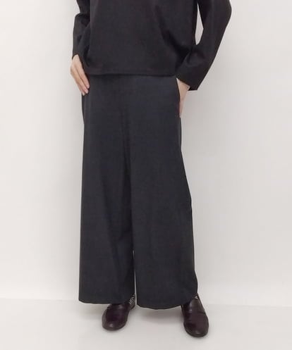 ZMLAT25160 al'aise modulation グレンチェックワイドパンツ