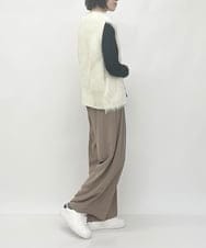 ZMLAW13148 al'aise modulation(アレーズモジュレーション) ドレープワイドパンツ ベージュ