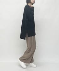 ZMLAW13148 al'aise modulation(アレーズモジュレーション) ドレープワイドパンツ ベージュ
