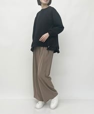 ZMLAW13148 al'aise modulation(アレーズモジュレーション) ドレープワイドパンツ ベージュ
