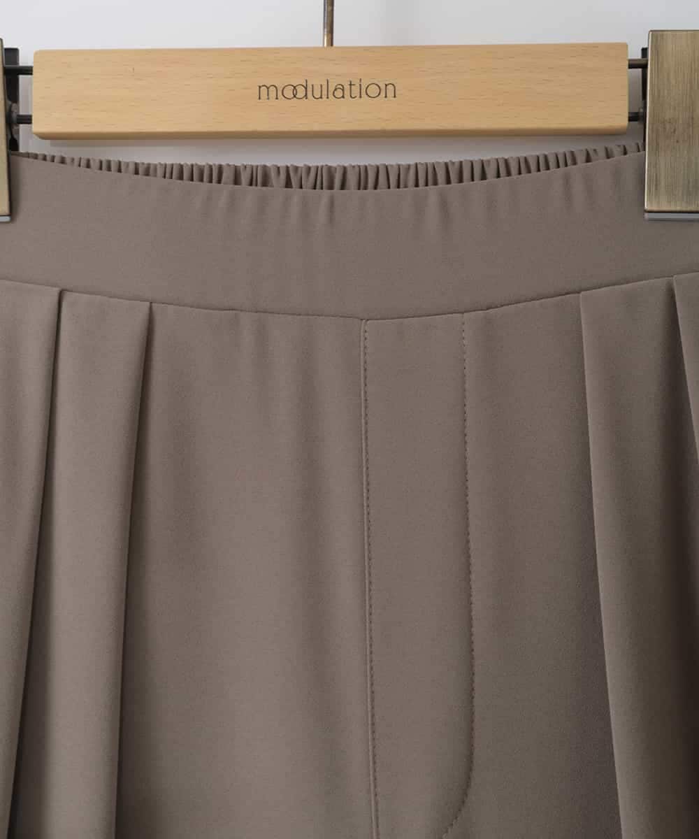 ZMLAW13148 al'aise modulation(アレーズモジュレーション) ドレープワイドパンツ ベージュ