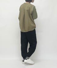 ZMLAW22160 al'aise modulation(アレーズモジュレーション) パラシュートカーゴパンツ ブラック