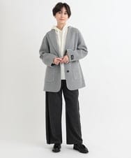 ZMLCB20128 al'aise modulation(アレーズモジュレーション) サイドフリンジラインパンツ ダークグレー