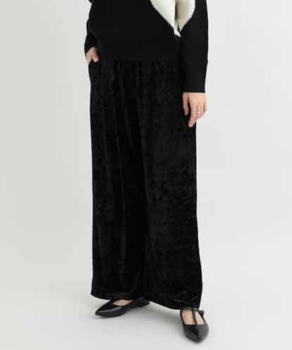 ZMLCB21130 al'aise modulation ベロアイージーパンツ