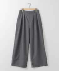 ZMLCE07128 al'aise modulation(アレーズモジュレーション) カットソー切り替えワイドパンツ グレー