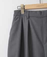 ZMLCE07128 al'aise modulation(アレーズモジュレーション) カットソー切り替えワイドパンツ グレー