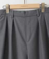 ZMLCE07128 al'aise modulation(アレーズモジュレーション) カットソー切り替えワイドパンツ グレー