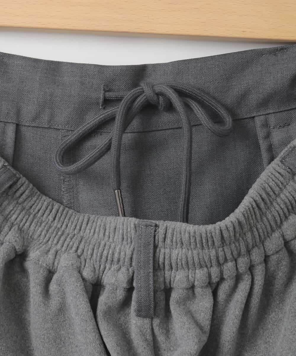 ZMLCE07128 al'aise modulation(アレーズモジュレーション) カットソー切り替えワイドパンツ グレー